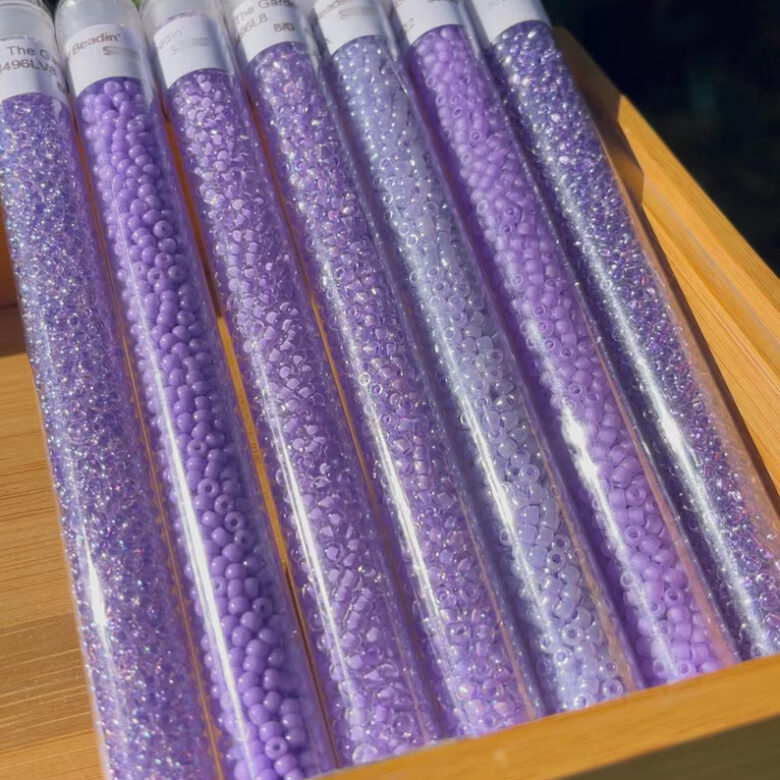 8/0 Passion Purple Japanese Seed Bead Mini Pack