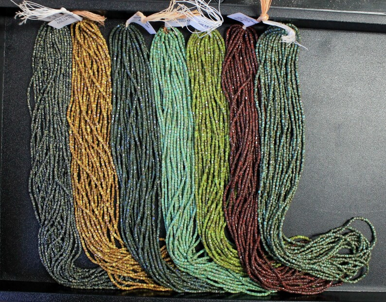 9/0 Three Cut Czech Opaque Travertine Variety Pack