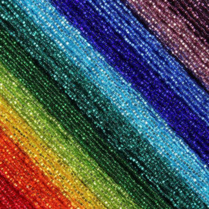 11/0 Czech Seed Bead Silver Lined Rainbow Variety Pack