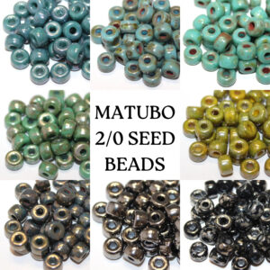 2/0 Czech Matubo Seed Bead