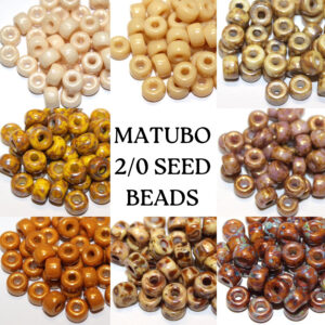 2/0 Czech Matubo Seed Bead