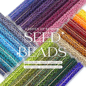 6/0 Japanese Seed Bead Two Tone Lined Variety Pack