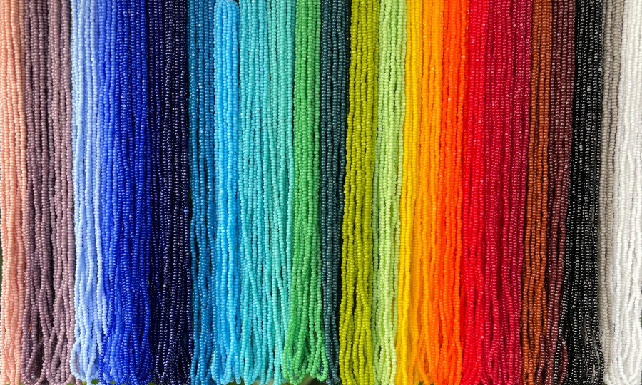 13/0 Charlotte Cut Opaque Variety Pack Czech Seed Beads, 27 Hanks in 27 Colors