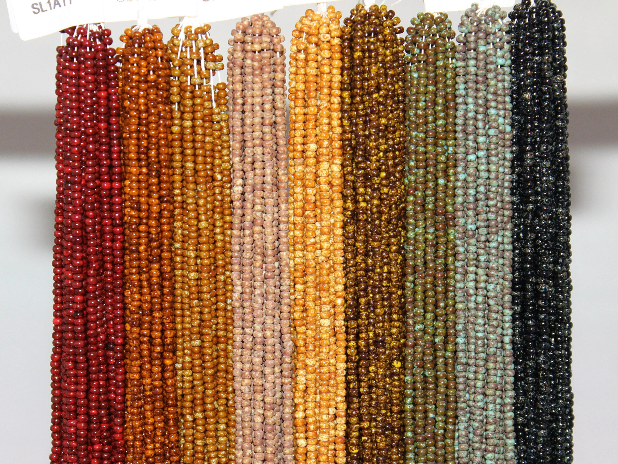 11/0 Czech Seed Bead Travertine Variety Pack