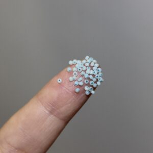 14/0 Vintage Micro Ceylon Aqua Blue 5 grams