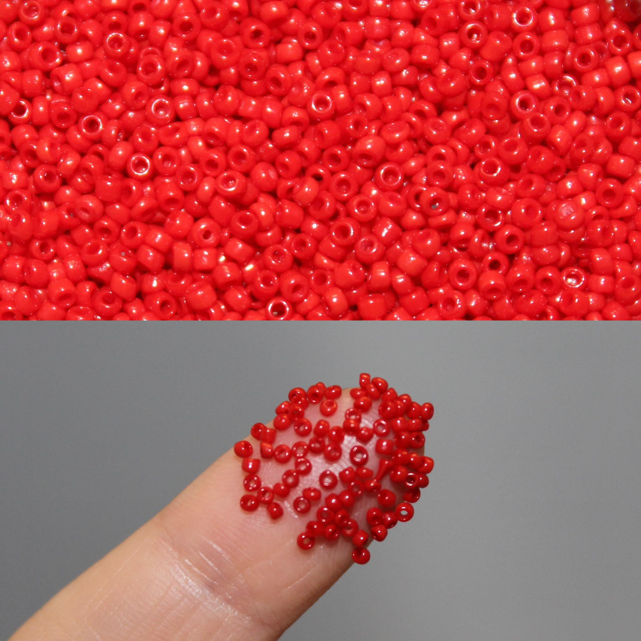 16/0 Vintage Micro Opaque Red 15 grams