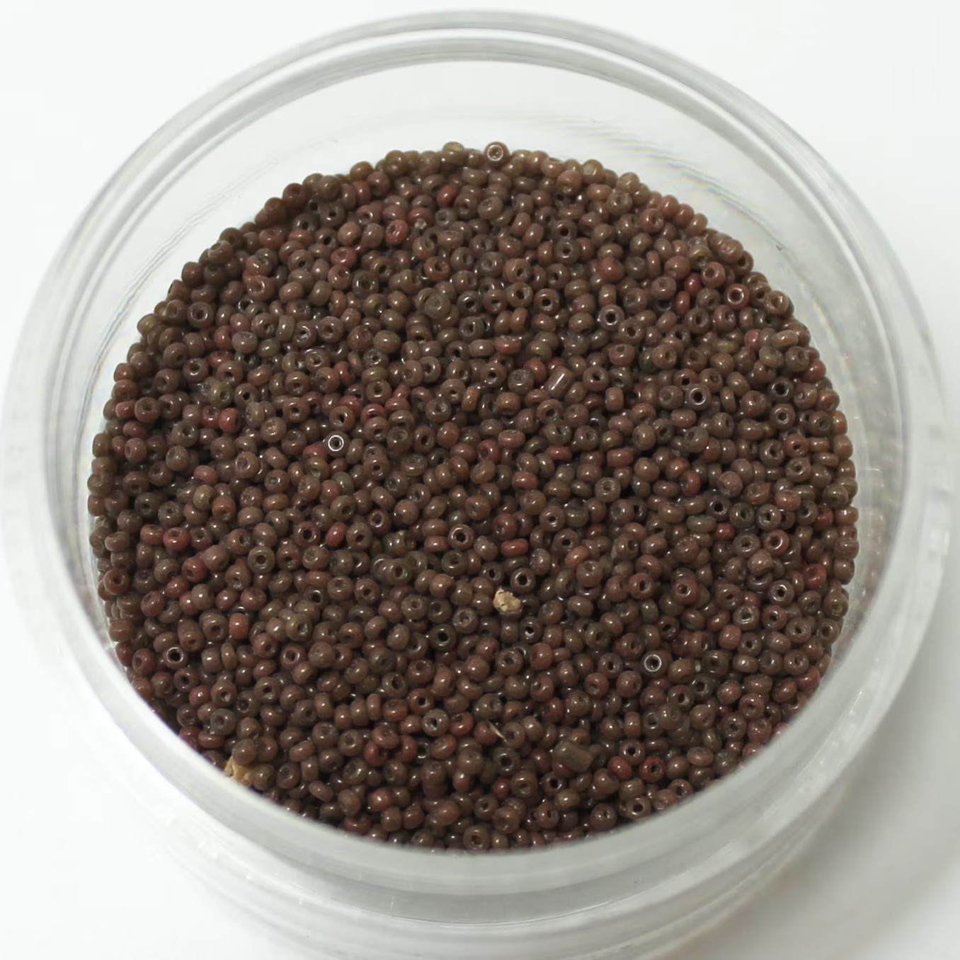 16/0 Vintage Micro Opaque Brown 15 grams