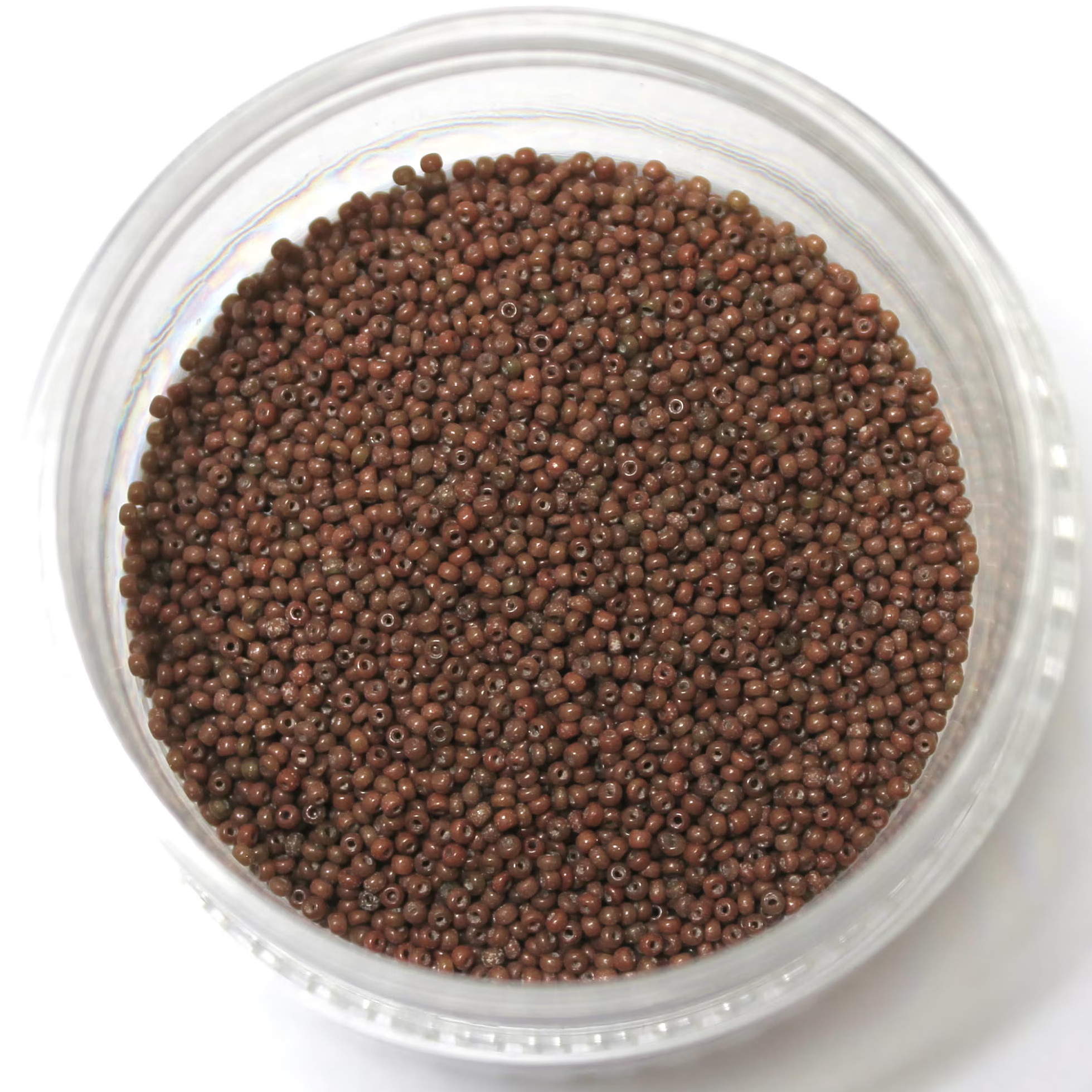 18/0 Vintage Micro Opaque Brown 15 grams