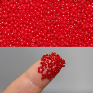 16/0 Vintage Micro Opaque Vibrant Red 15 grams