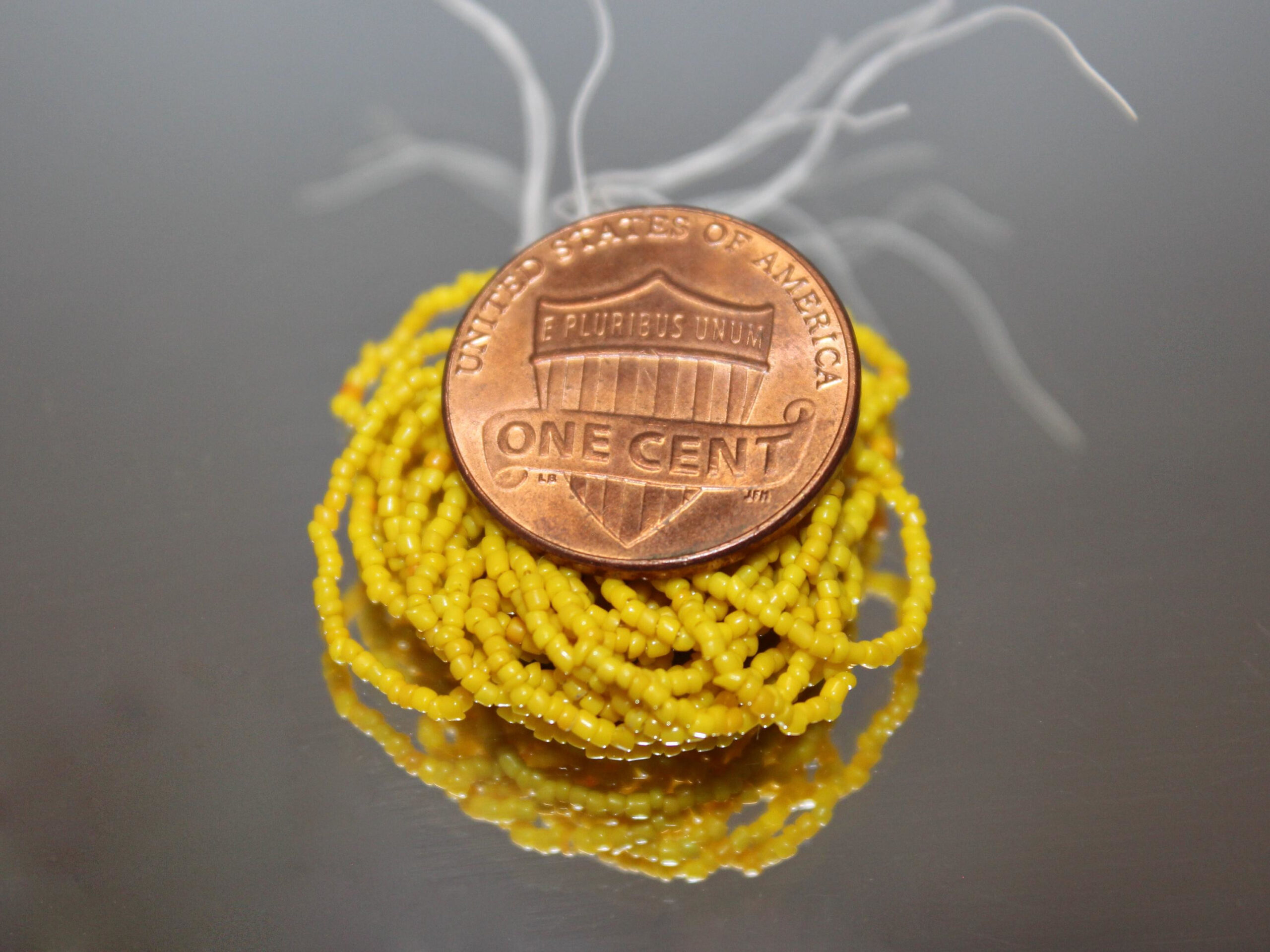 20/0 Vintage Micro Opaque Corn Yellow hank