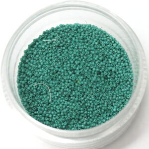 18/0 Vintage Micro Opaque Dark Green 15 grams