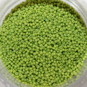 16/0 Vintage Micro Opaque Lime Green 15 grams