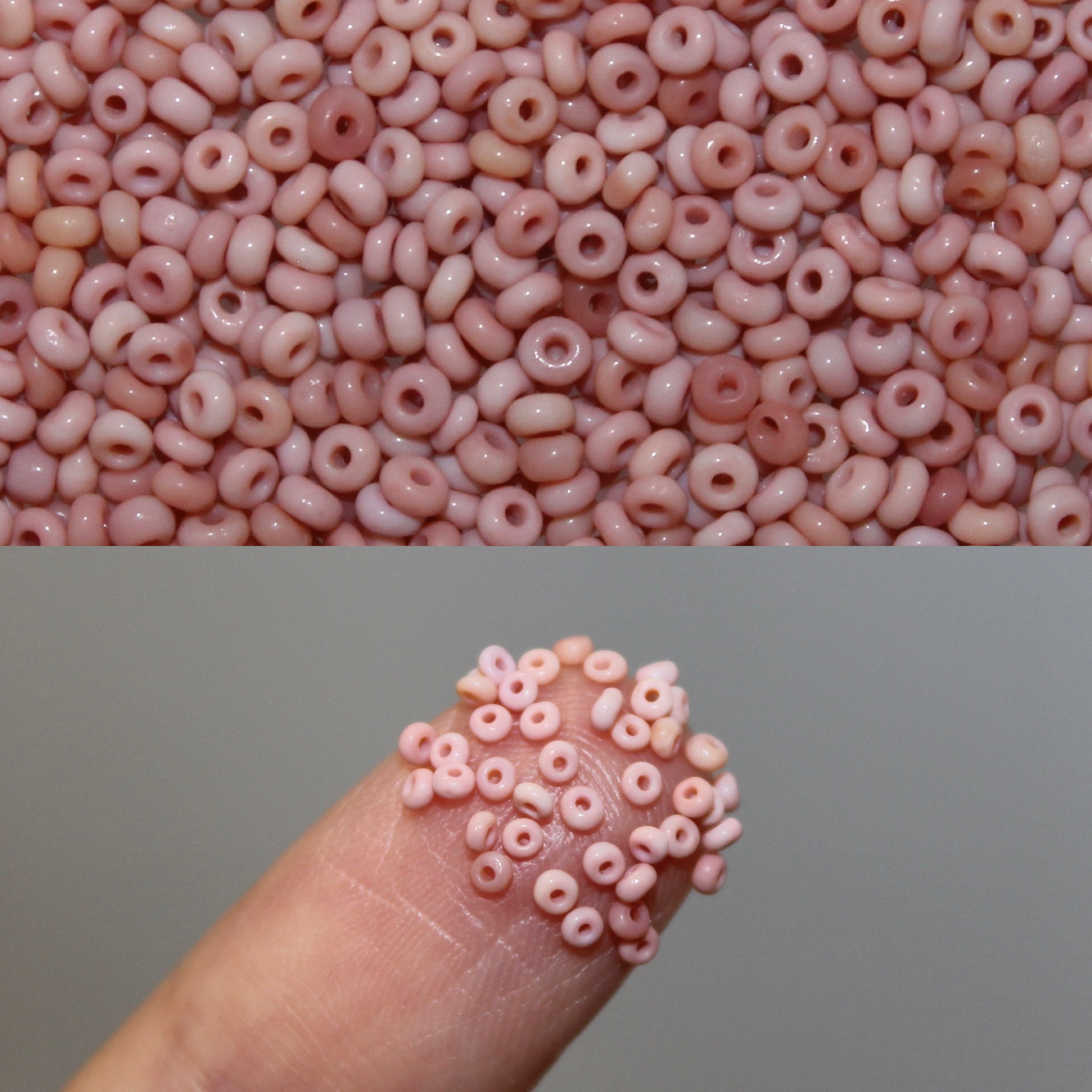 13/0 Vintage Micro Opaque Cheyenne Pink 5 grams