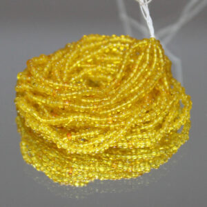 16/0 Vintage Micro Transparent Citrine hank