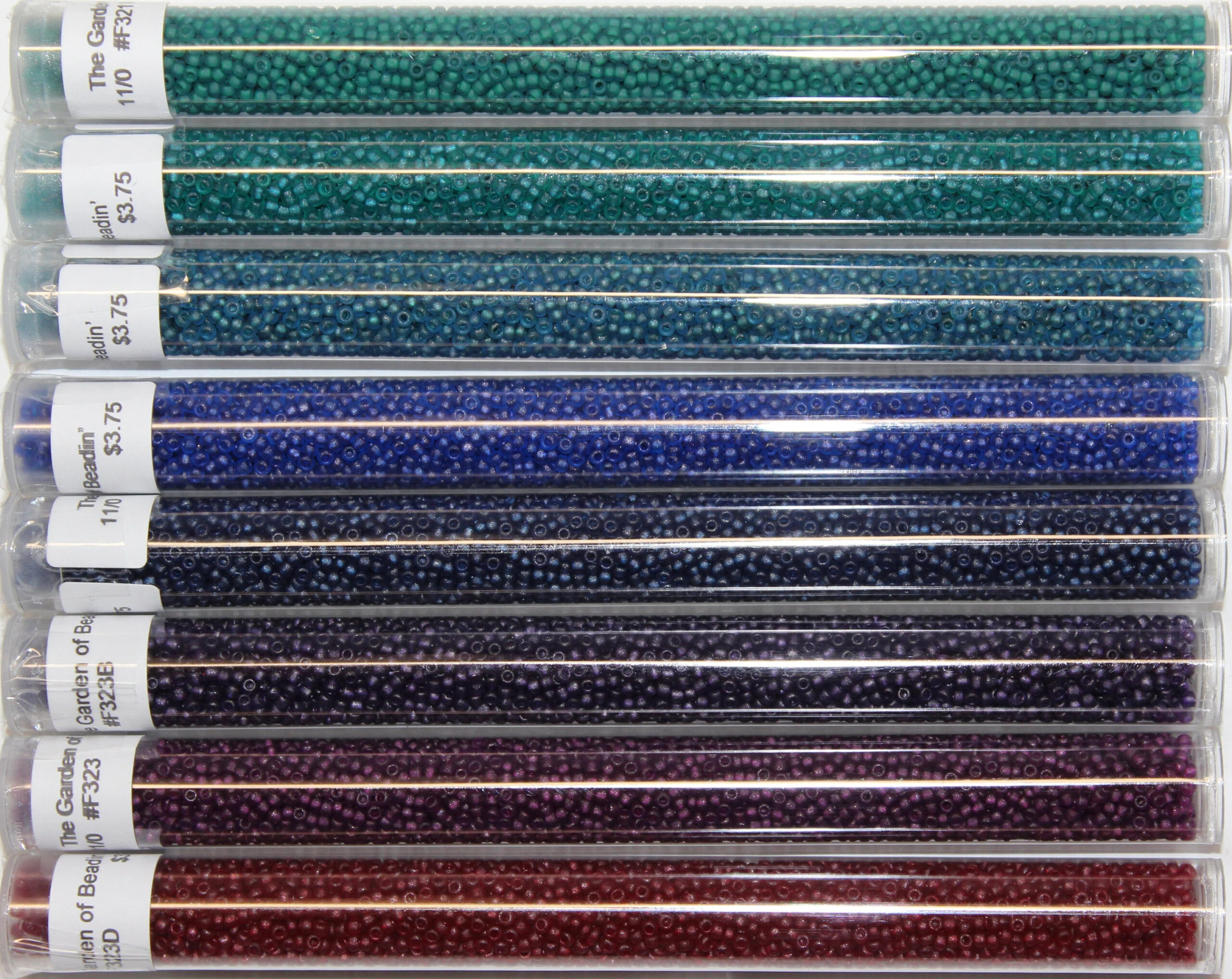 11/0 Japanese Frosted Two Tone Seed Bead Variety Pack