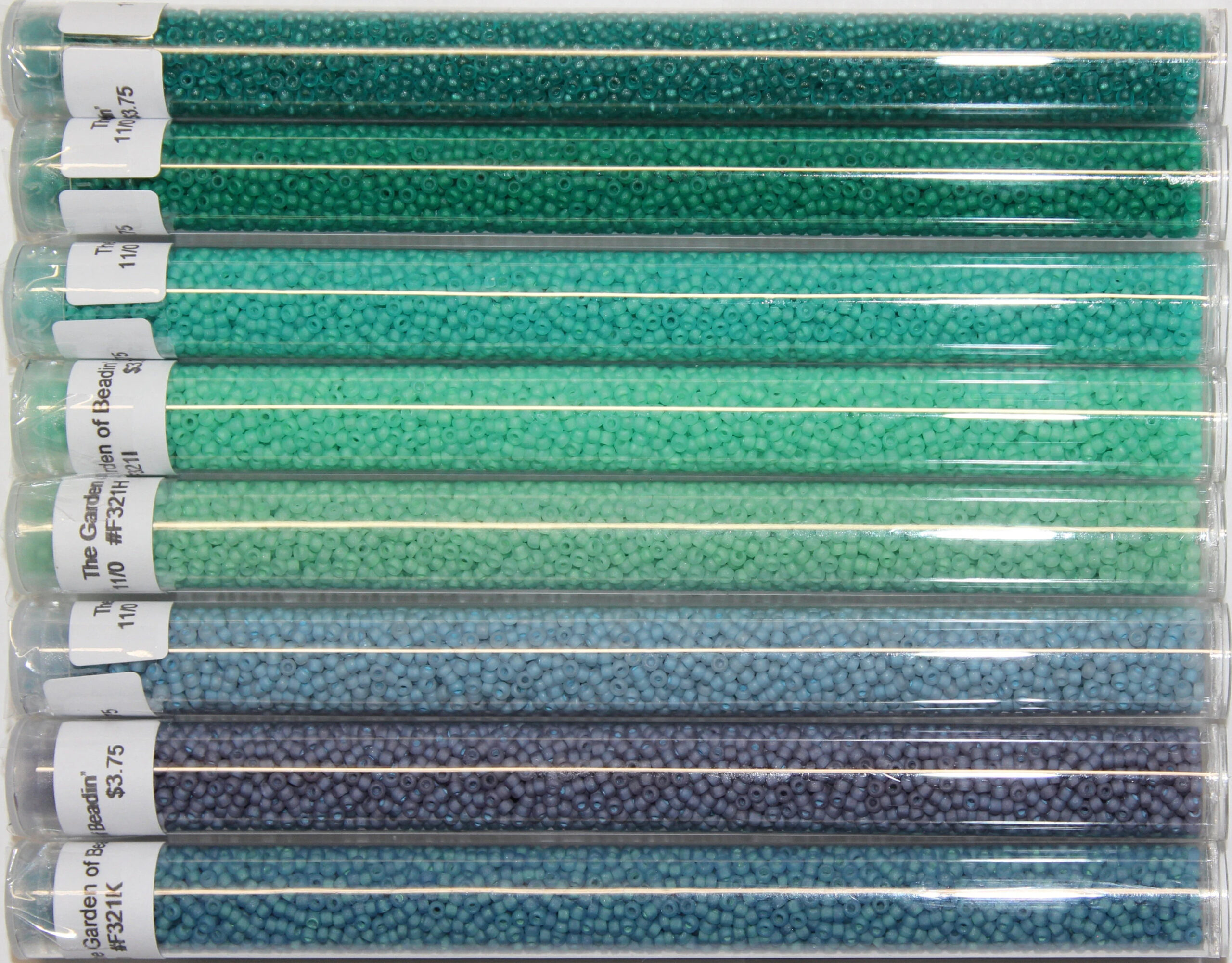 11/0 Japanese Frosted Two Tone Seed Bead Variety Pack