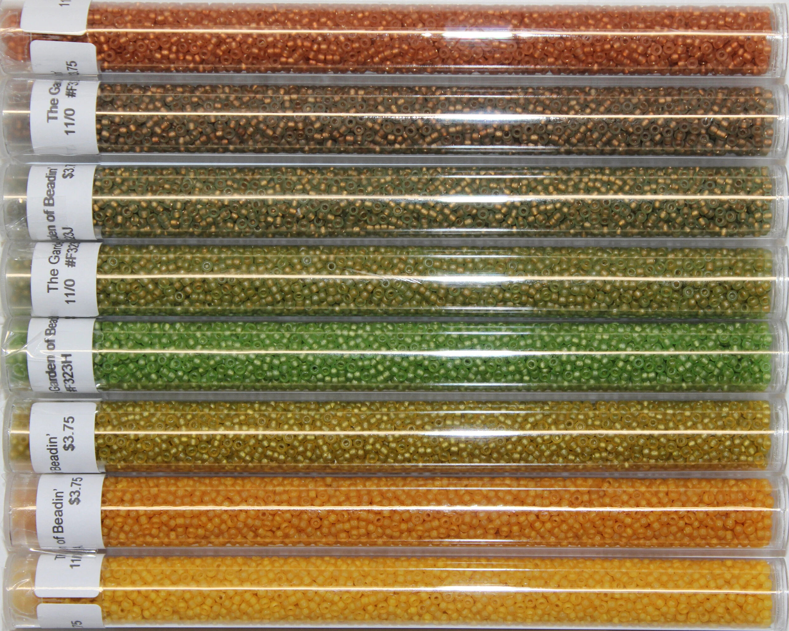 11/0 Japanese Frosted Two Tone Seed Bead Variety Pack