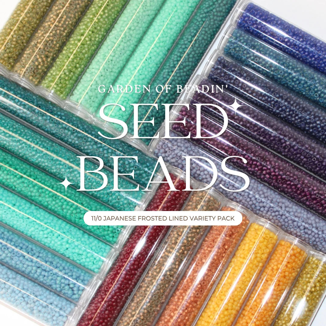 11/0 Japanese Frosted Two Tone Seed Bead Variety Pack