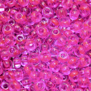 Czech Preciosa Glass Seed Bead Transparent Hot Hot Pink