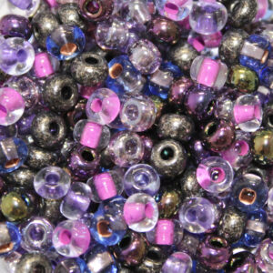 Czech Preciosa Violet Vagaries Glass Seed Bead Mix