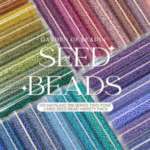 11/0 Matsuno 399 Series Two-Tone Lined Variety Pack, 27 colors