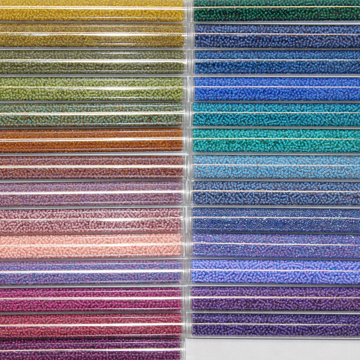 11/0 Matsuno 399 Series Two-Tone Lined Variety Pack, 27 colors