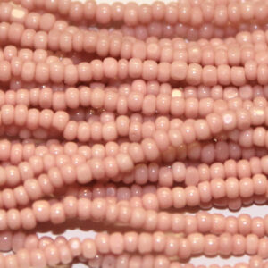 charlotte true cut glass czech seed bead opaque true cheyenne pink