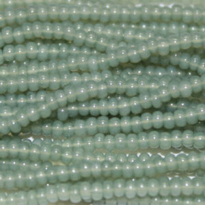 Czech Preciosa Glass Seed Bead Waxy Jade Opal Tint