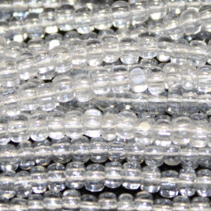 8/0 Charlotte Cut Transparent Crystal Luster Glass seed beads