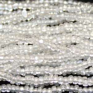 Charlotte Cut Transparent Crystal Luster Glass seed beads