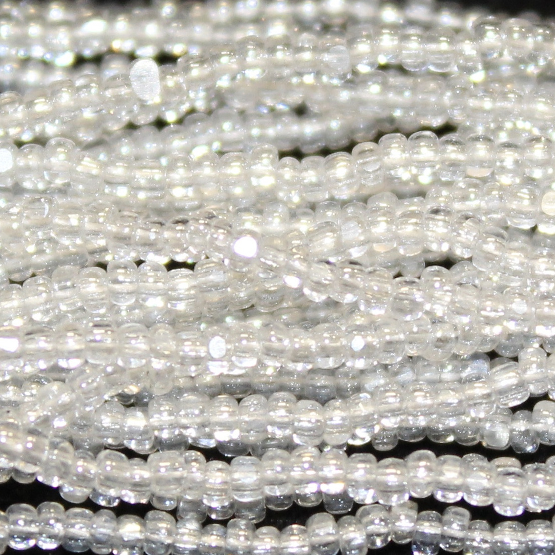 Charlotte Cut Transparent Crystal Luster Glass seed beads