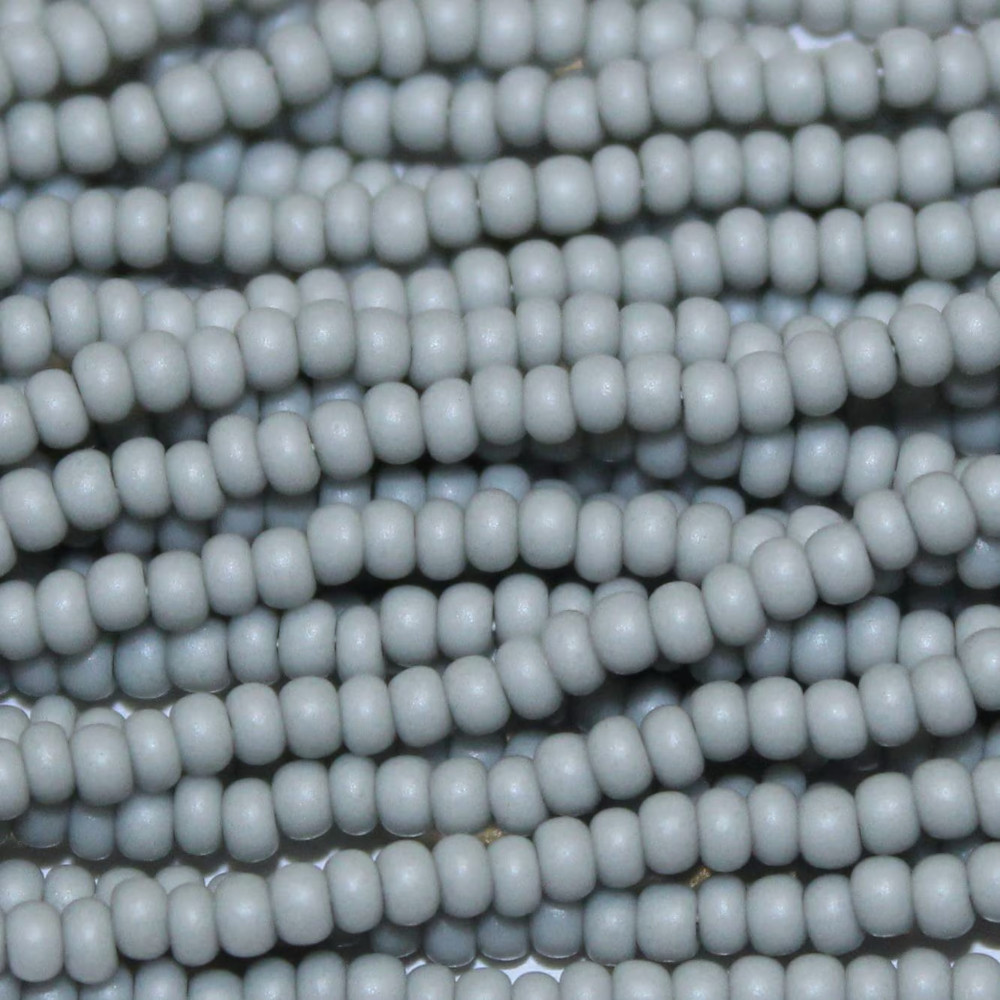 Czech Preciosa Matte Opaque Tint Cherokee Blue glass seed bead mix