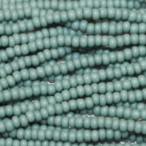 Czech Preciosa Matte Opaque Tint Apache Turquoise glass seed bead mix
