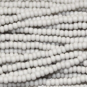 Czech Preciosa Matte Opaque Tint Pawnee White glass seed bead mix