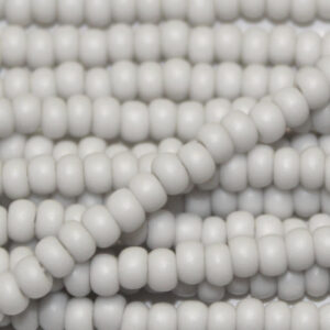 Czech Preciosa Matte Opaque Tint Pawnee White glass seed bead mix